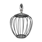 Wire Aluminum And Iron Lantern Black image number 0