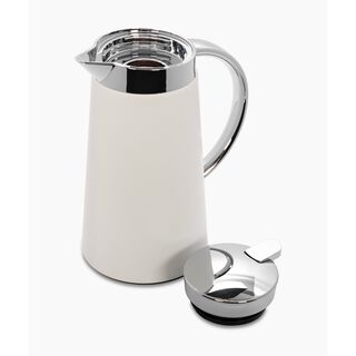 Dallety Steel Vacuum Flask Pipe Chrome/White 