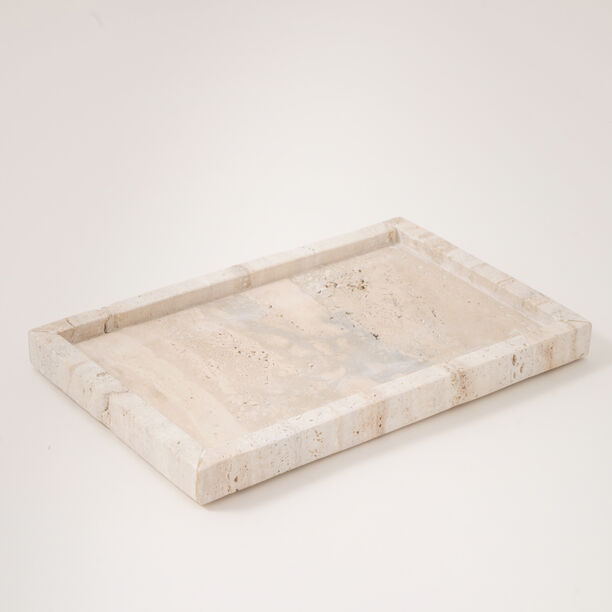 Homez marble candles serving tray 38*38*6.35cm, white image number 0