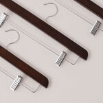 هومز علاق بنطلون 3 قطع خشبية، بني 37*26*32 سم image number 2