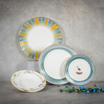 La Mesa white porcelain 16 pc dinner set image number 0