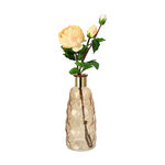 Vase With Gold Ring Amber Color image number 1