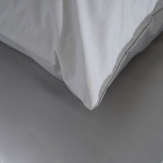 Cottage 6pcs cotton queen comforter set 240*200cm, geo grey pattern
