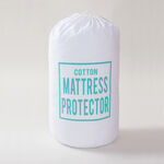 Cotton Mattress Protector Twn 120*200+25 Cm image number 4