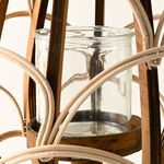 Homez rattan lantern32.5*23.2*23.2cm image number 2