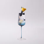 لاميسا طقم أكواب زجاجية 4 قطع، أزرق 230مل image number 1