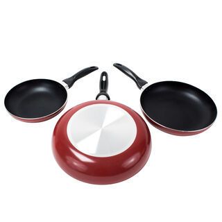 Non Stick Frypan Set Red