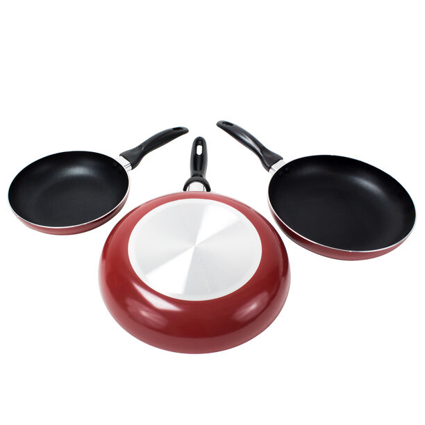 Non Stick Frypan Set Red image number 2