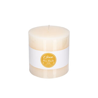 Pillar Candle Sense Rustic Ivory 