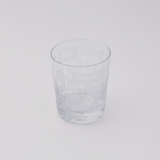 لا ميسا طقم أكواب زجاج 4 قطع بتصميم خط عربي