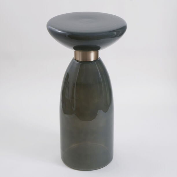 هومز طاولة جانبية زجاج خضراء 56*30سم image number 0