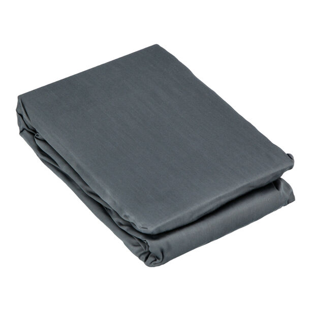 Boutique Blanche Bamboo Fitted Sheet 200X200+35 Cm Indigo image number 1
