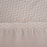 Cottage chevron 2pc comforter set twin 150*220cm microfiber beige image number 5