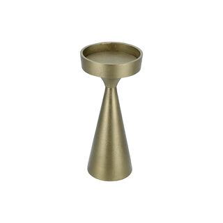 Tapper Candle Holder Metal Gold  12.7*25.4