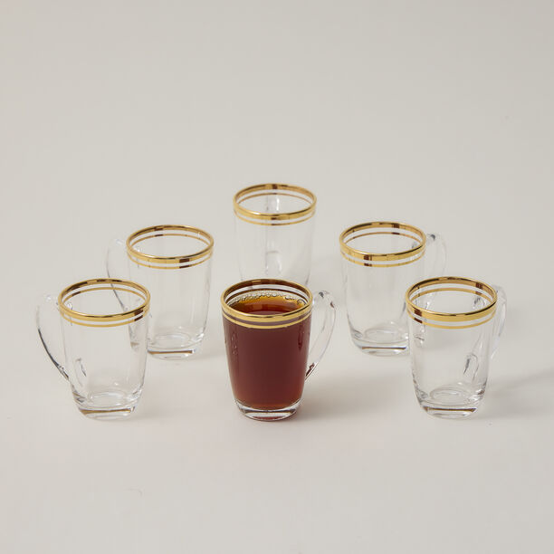 Glass Arabic Tea 6 Pieces  image number 3
