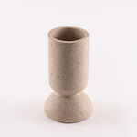 Homez resin huda vase 11.5*11.5*20cm, beige image number 1
