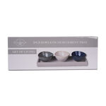 3 Pcs Serving Bowl On Grey Wood Tray image number 2