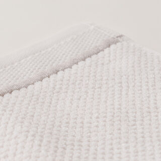 Boutique Blanche jaquard cotton small towel, white, 50*30cm