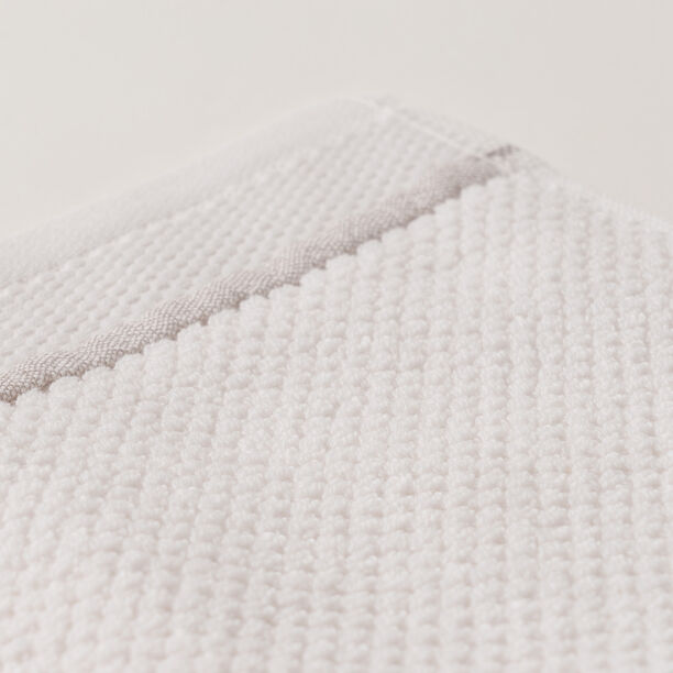 Boutique Blanche jaquard cotton small towel, white, 50*30cm image number 2