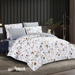 Unique home 6pc carnatian twin cotton comforter set 170*240cm image number 0