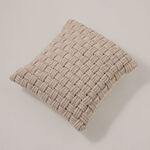 Boutique Blanche cotton square cushion cover 45*45cm, white image number 0