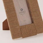 Homze metal and jute photo frame, beige 20*26*3.5 cm image number 2