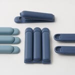 Alberto set of 9 bag clips blue large & small sizes, blue image number 1