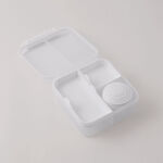 ألبرتو وعاء سلطة بلاستيك، أبيض 21.8*18.1*8.4سم image number 1