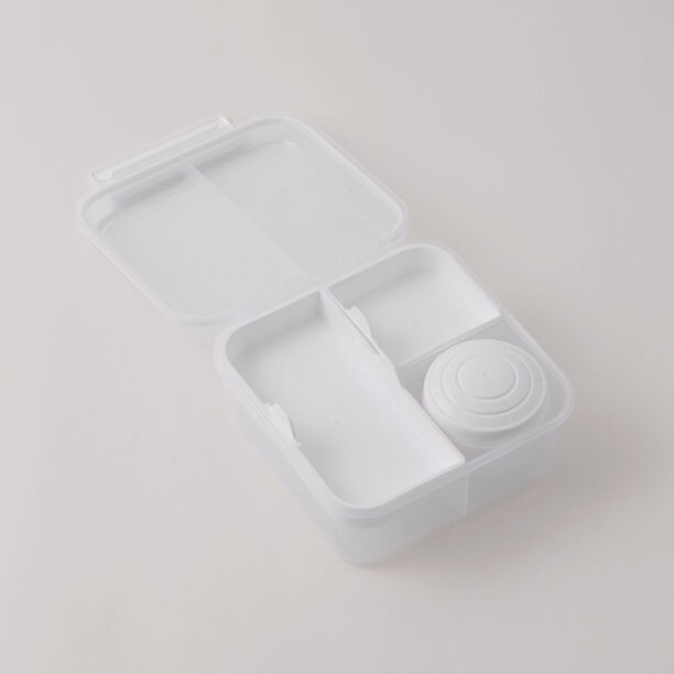 ألبرتو وعاء سلطة بلاستيك، أبيض 21.8*18.1*8.4سم image number 1