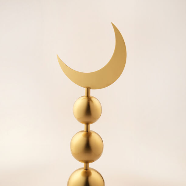 هومز ديكور رمضان معدني بتصميم هلال، ذهبي 17*20*59سم image number 2