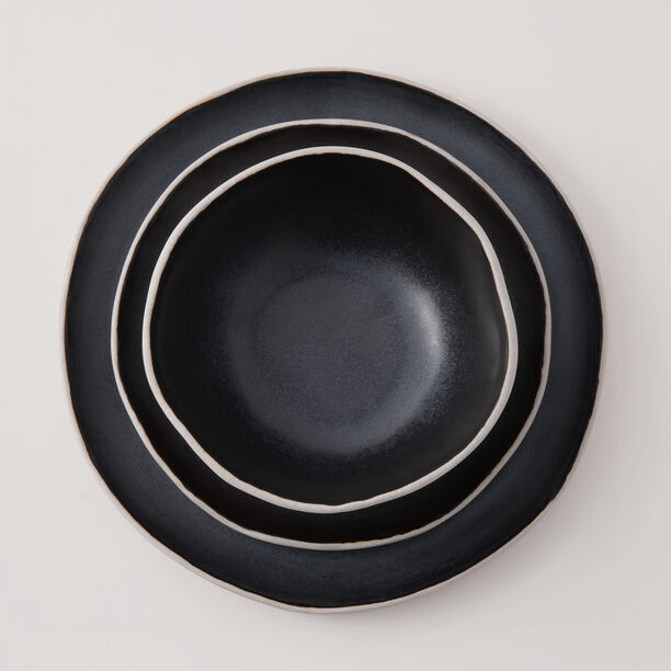 لا ميسا طقم عشاء بورسلان 12 قطعة، رمادي image number 1