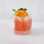 La Mesa 4 Pcs Tumbler Glass Set, Frosted White 8.5*8.5*8.5 Cm image number 0