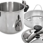 Silampos Stainless Steel Pressure Cooker W/ Alum Basket V:10 L image number 2
