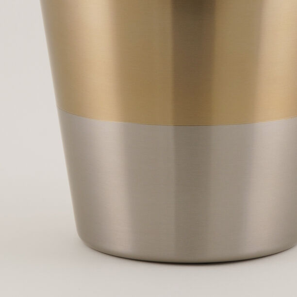 Homez Waste Bin Stainless Steel Light Gold 25 Cm image number 1