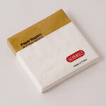 البرتو مناديل ورقية عبوة 30 قطعة، أبيض وذهبي 33*33سم image number 0