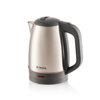 Truva Silver Stainless Steel Kettle, 1.7L
