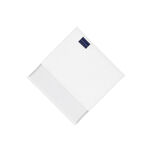 Elite Embroidered Border Face Towel White 100% Cotton 30*30 cm image number 3