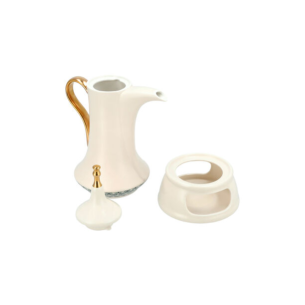 Porcelain Vacuum Flask With Warmer image number 2