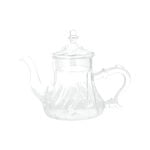 1 Pcs Borosilicate Glass Tea Pot 750Ml image number 1