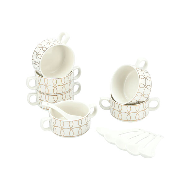 16 Pcs Soup Set Qamaryat image number 2
