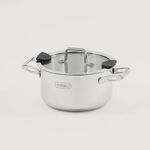 Alberto stainless steel 7pcs cookware set, silver image number 2