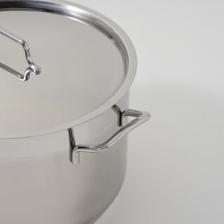 Alberto 14pcs stainless steel anett cookware set with glass lids