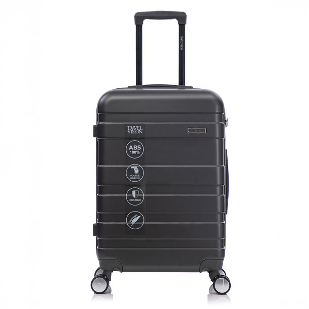 Travel Vision Abs Wheeled Suitcase, Dark Grey, 24 Inch, 44*25.5*66.5 Cm image number 1