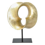 Home Accent Gold Circle On Metal Stand 34*18*43 cm image number 0