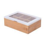 Bamboo Tea Box 6 Sections image number 0