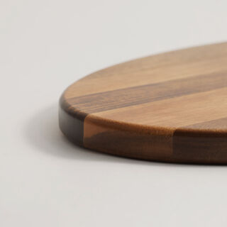 Alberto acacia wood cheese board with glass dome 40*24.5*16.3cm