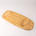 طبق تقديم بامبو بيضاوي من البرتو   image number 3