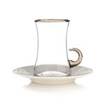 AlKhaiyl 18 Pieces Arabic Tea and Coffee Set image number 3