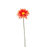 Homez single artificial flower gerbera mini, orange 10*10*50cm image number 0