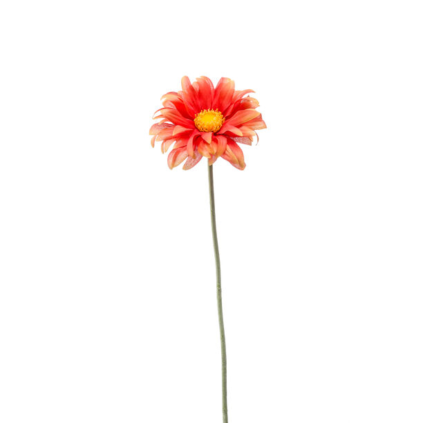 Homez single artificial flower gerbera mini, orange 10*10*50cm image number 0